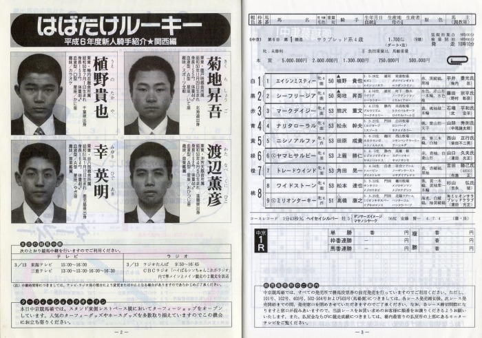 競馬コレクションーレーシングプログラムⅠ（1986－1994）ラグビー