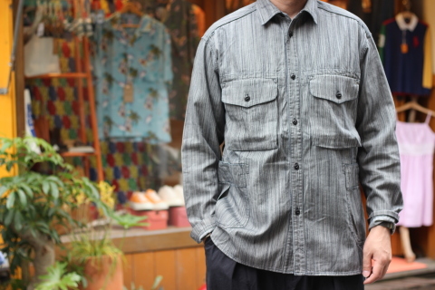 「norbit」 ワーク生地ながらもソフトに \"Pin-Stripe Hickory Work Shirts\" ご紹介_f0191324_07404641.jpg