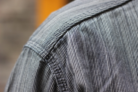 「norbit」 ワーク生地ながらもソフトに \"Pin-Stripe Hickory Work Shirts\" ご紹介_f0191324_07412492.jpg