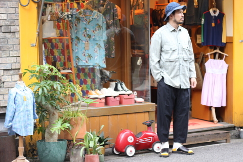 「norbit」 ワーク生地ながらもソフトに \"Pin-Stripe Hickory Work Shirts\" ご紹介_f0191324_07415863.jpg
