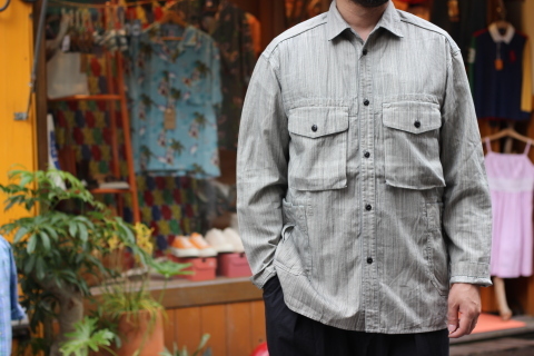 「norbit」 ワーク生地ながらもソフトに \"Pin-Stripe Hickory Work Shirts\" ご紹介_f0191324_07421500.jpg
