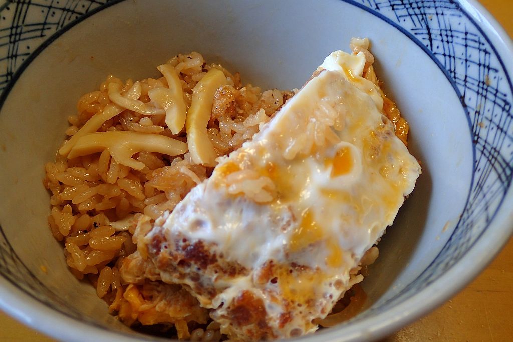 カツ丼 with 筍ご飯_e0220163_15105607.jpg
