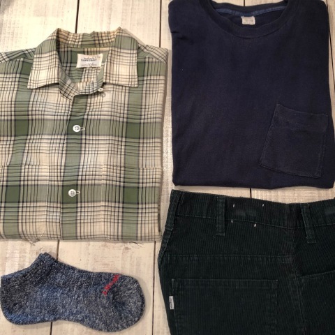 1960s \" PENNEY\'S - TOWN CRAFT - \" 100% Pima cotton S/S BOX-TAIL CHECK SHIRTS ※ヘルスニット春夏コットンソックス入荷 !!_d0172088_18564861.jpg
