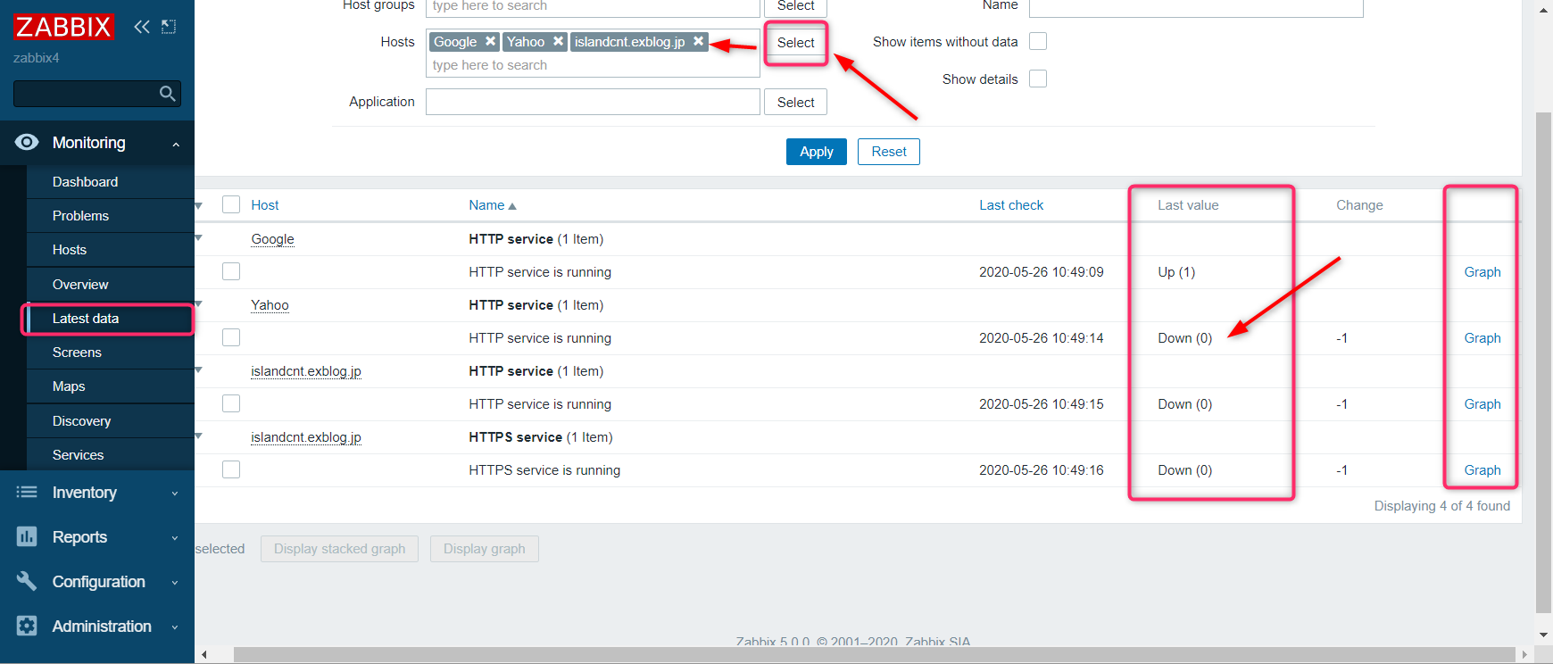 zabbix5 でインターネットの疎通、監視、リモートワーク時代の「ネットが遅い」をチェック_a0056607_12240321.png