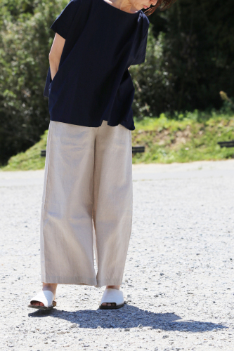 an927 ワイドパンツ natural_e0246710_09351628.jpg