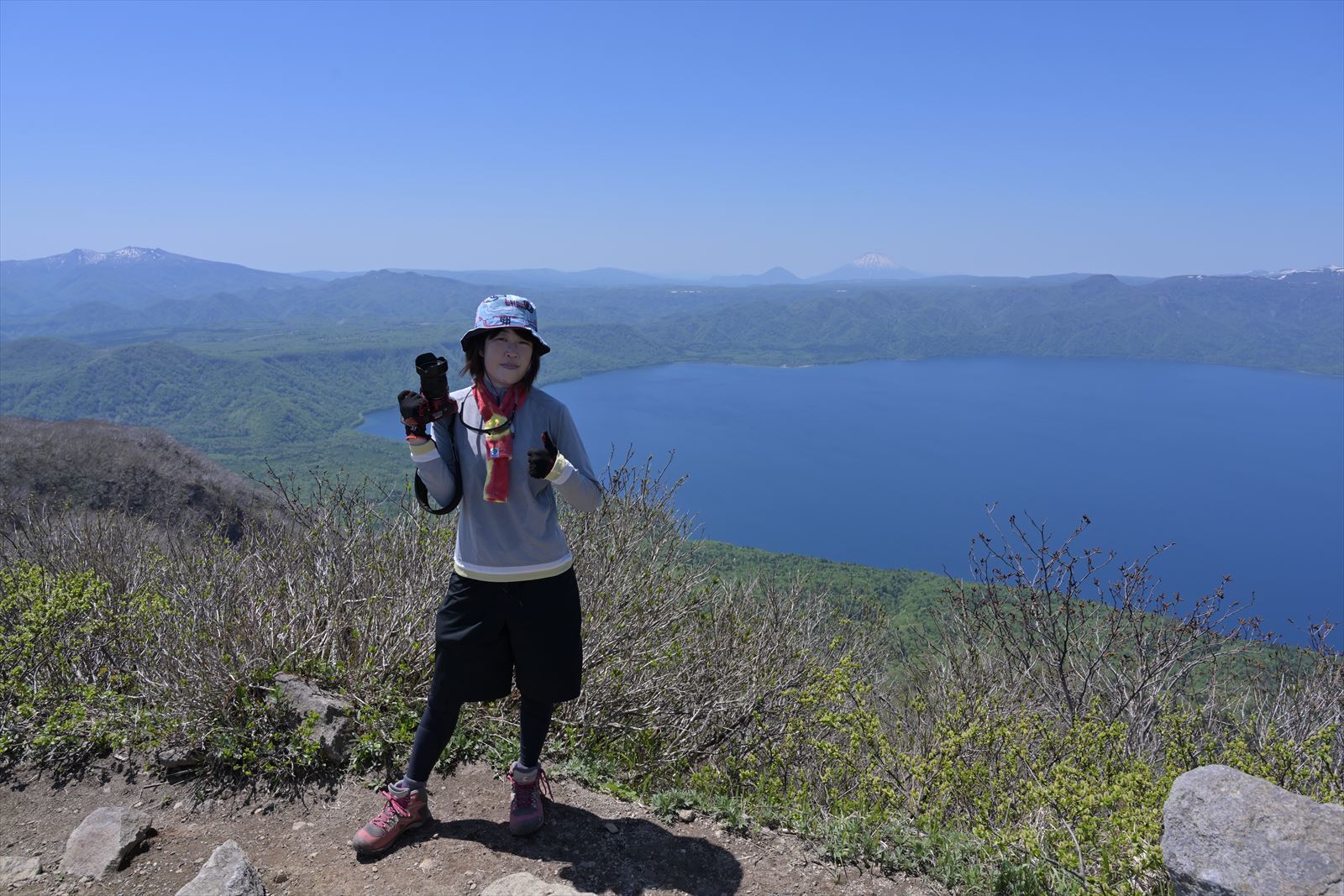 久しぶりの登山開始は、風不死岳の北尾根ルートから_b0281366_09293740.jpg