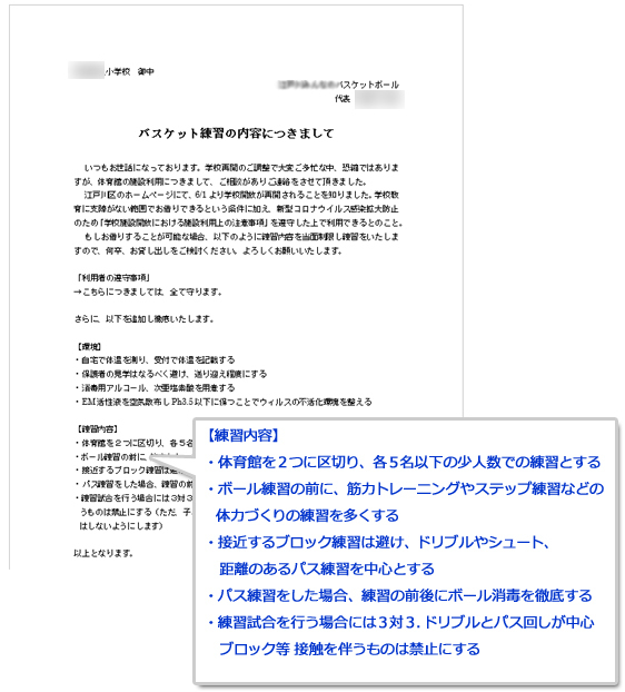 キター!学校開放再開。しかし!?バスケットボール教室代表として手紙を書いた_d0169072_22092027.jpg
