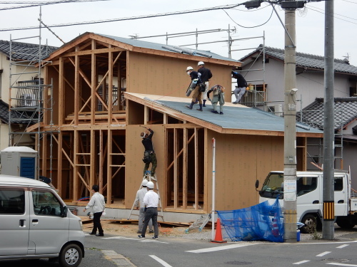 「Wcasa戸建」(車いすが使える賃貸住宅)新築中_d0130212_10030355.jpg