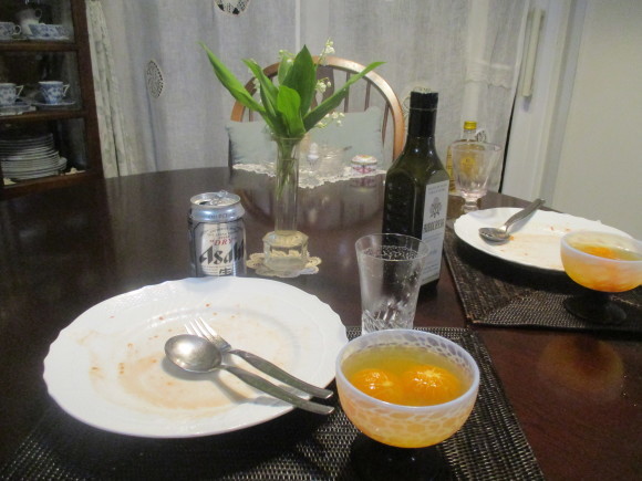 いい季節~(^^♪&今年初の冷製パスタ_a0279743_11163643.jpg