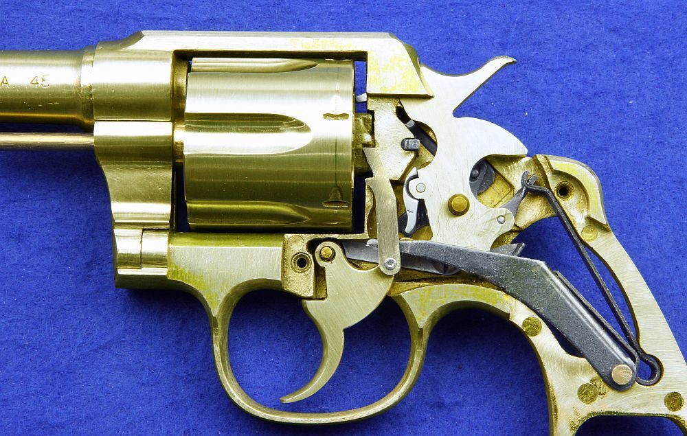 ハドソン] コルト M1917 Cal.45 スムース木製グリップ SMG金属