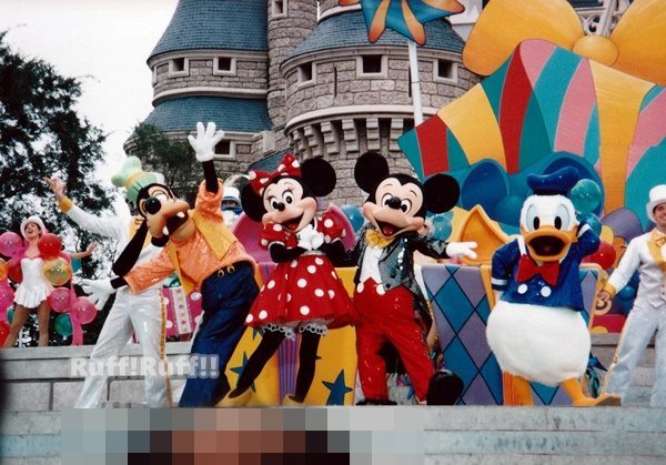 東京ディズニーランド ギフト☆ミッキー3枚 東京ディズニーランド 20周年キャッスルショー ミッキーのギフト