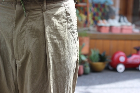 「norbit」袴を連想する \"Waist Cord Pants\" ご紹介_f0191324_07530994.jpg
