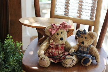 ホームスパンのドレスのBoyds Bear_f0161543_1634227.jpg