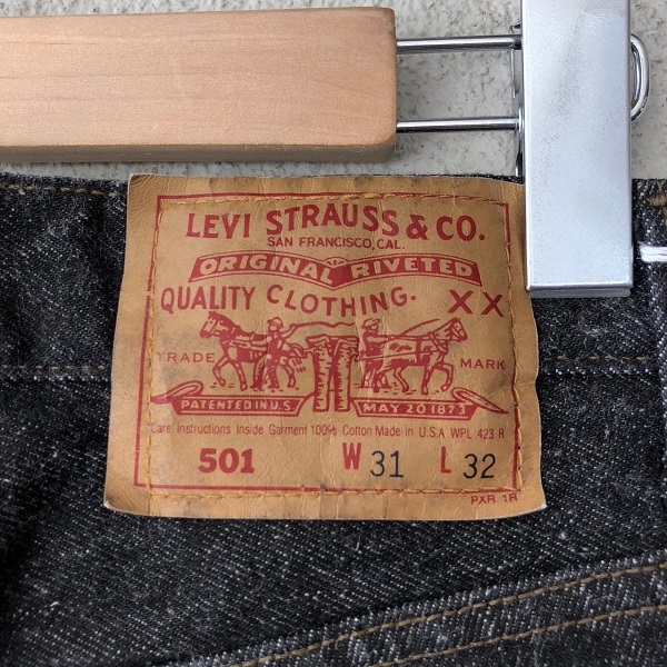 Levi\'s 501 先染めブラック_c0146178_14064723.jpg