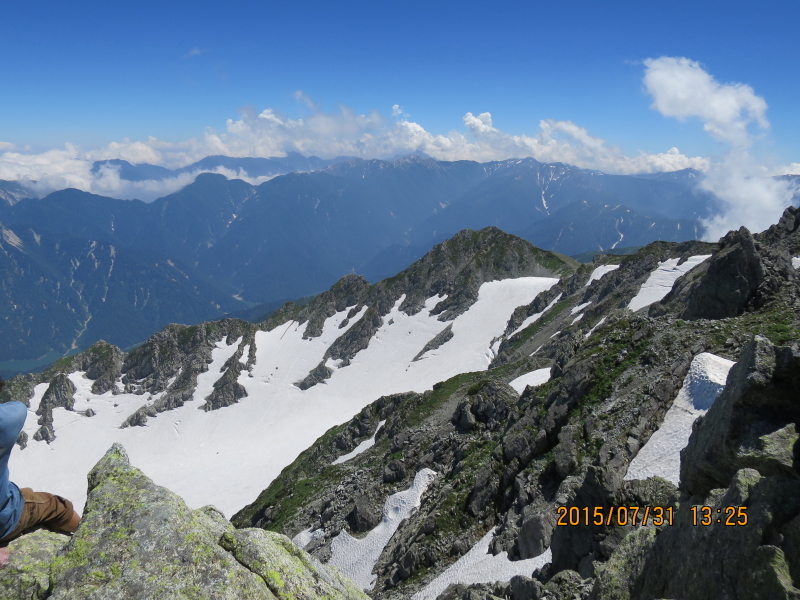 百名山を振り返り⑯立山から剱岳へ-3立山から劒沢へ_e0389722_14001426.jpg