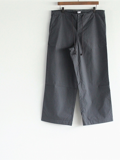 eleven 2nd Fine Cotton Poplin Wide Pants : 『Bumpkins putting on