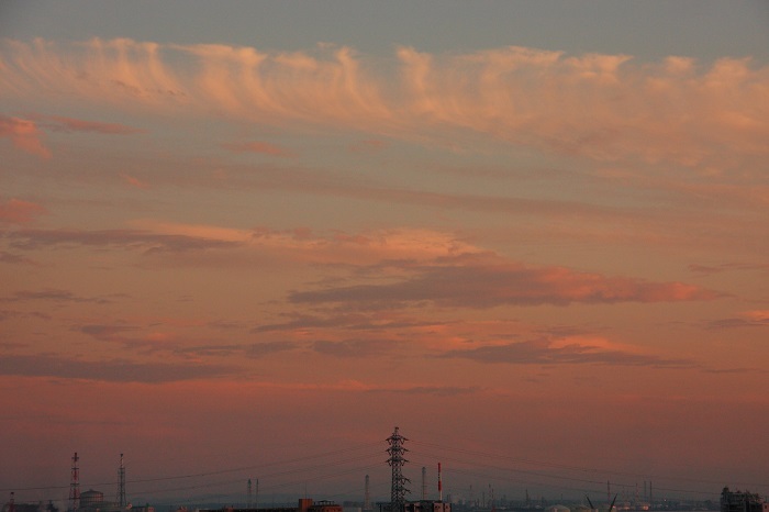 ケルビン ヘルムホルツ不安定波の雲 K H波雲 日々の風景