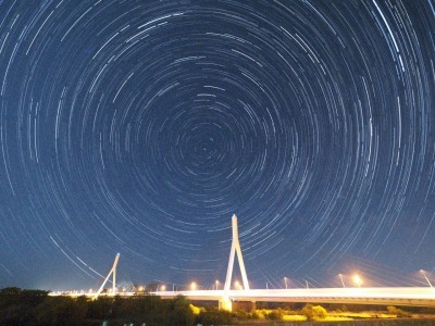 0530星景美原大橋 四季のみち3 0530星景美原大橋 四季のみち3