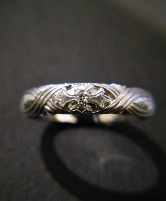 RU-4511 ローリーロドキン シルバーリング ヴィンテージ スカル 11号