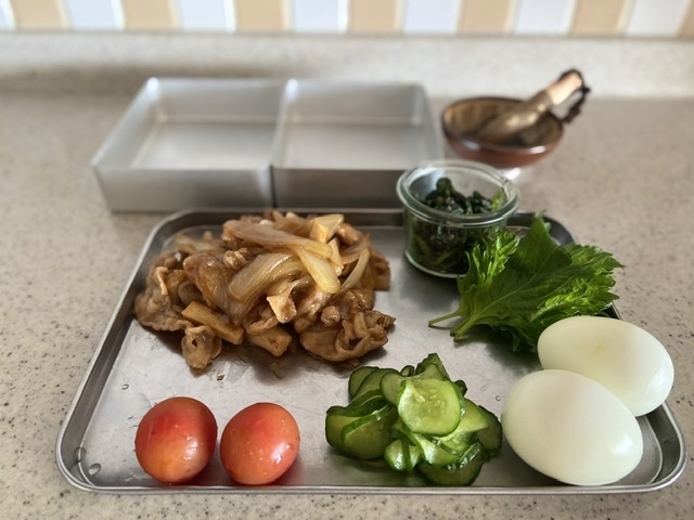 今日のお弁当［黒酢酢豚］_d0327373_09503459.jpeg