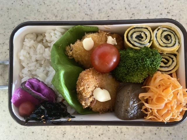 今日のお弁当［シイラのフライ］_d0327373_13145885.jpeg