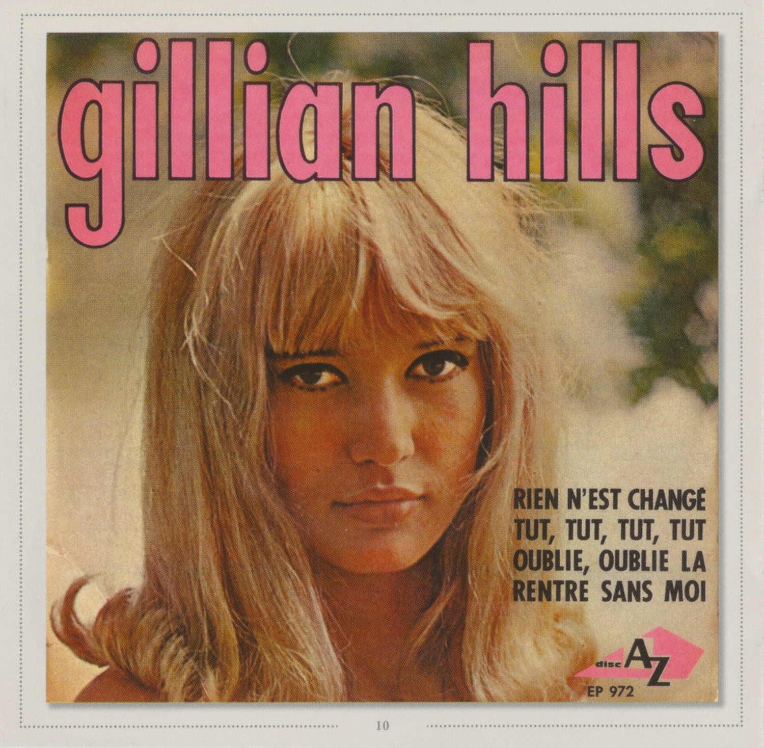 ギリアン・ヒルズ（Gillian Hills）「TRES CHIC! MORE FRENCH GIRL SINGERS OF THE 1960S」（2013）_e0042361_16380820.jpg