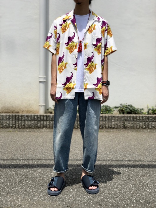 WACKO MARIA - FLOWER HAWAIIAN SHIRT. : dogdays☆underpass...Sea&Sun