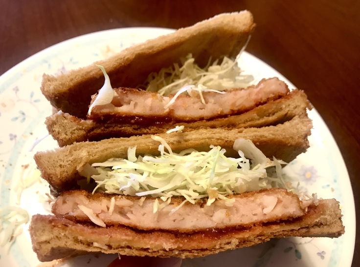 魚肉ハムカツサンド_c0212604_12421097.jpg