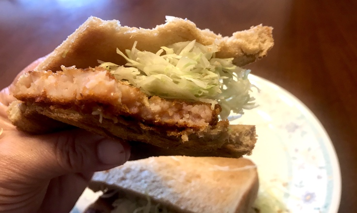 魚肉ハムカツサンド_c0212604_12424266.jpg