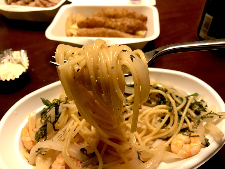 パスタと揚げもの@奥の掌(橋本)_c0212604_20221349.jpg