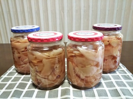 新生姜の甘酢漬け・・・第一回目_d0041427_13542491.jpg