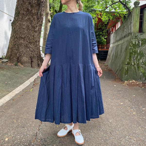 COTTON LINEN DUNGAREE TACK ONE-PIECE_d0364239_19092254.jpg