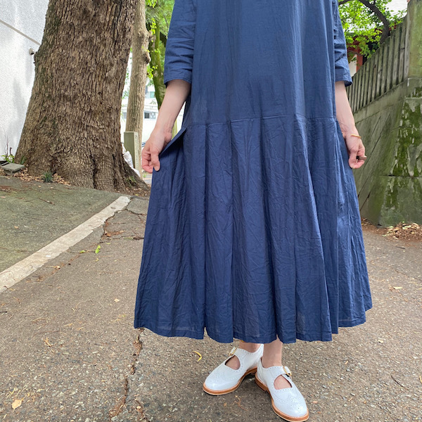 COTTON LINEN DUNGAREE TACK ONE-PIECE_d0364239_19093309.jpg