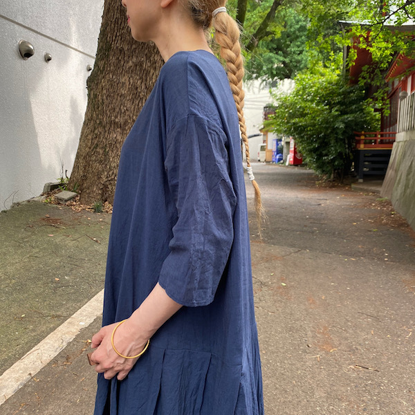 COTTON LINEN DUNGAREE TACK ONE-PIECE_d0364239_19095070.jpg