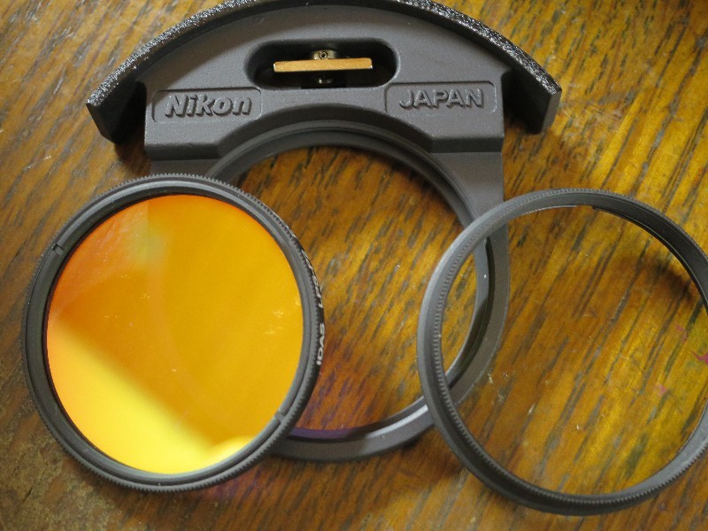 AF Nikkor 300mmF4 ED に光害カットフィルターを付けようとした