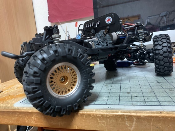 タミヤ　CCー０２　クローラー タミヤCC-02 改良】ホイールベース313mm化の作り方 本格的なクローラー