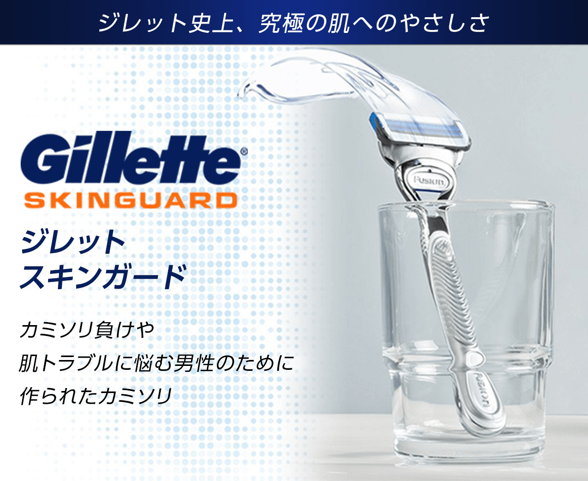 ジレット スキンガード／ジレット フュージョン プロシールド_e0233190_1251276.png