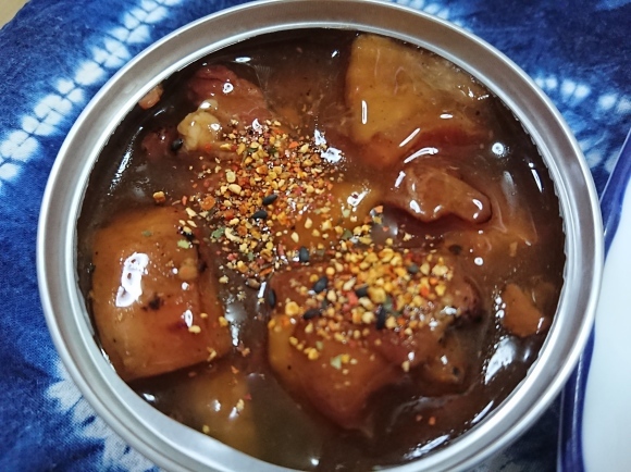 6/10夕飯 黒ラベル2杯、アサヒアンデスメロンチューハイ、味の素ギョーザ、笹団子@自宅_b0042308_05025377.jpg
