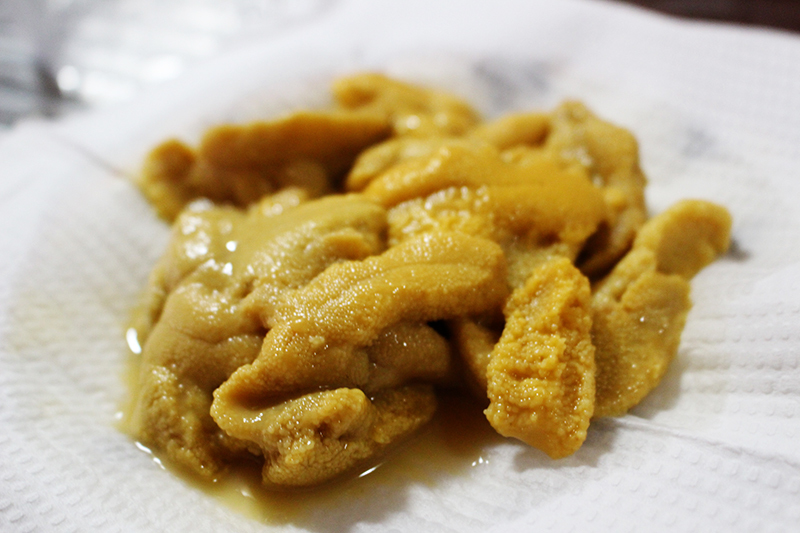 美国のウニと雲丹醤油 ご褒美飯。_a0139912_09291153.jpg