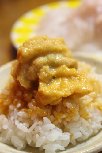 美国のウニと雲丹醤油 ご褒美飯。_a0139912_09292395.jpg
