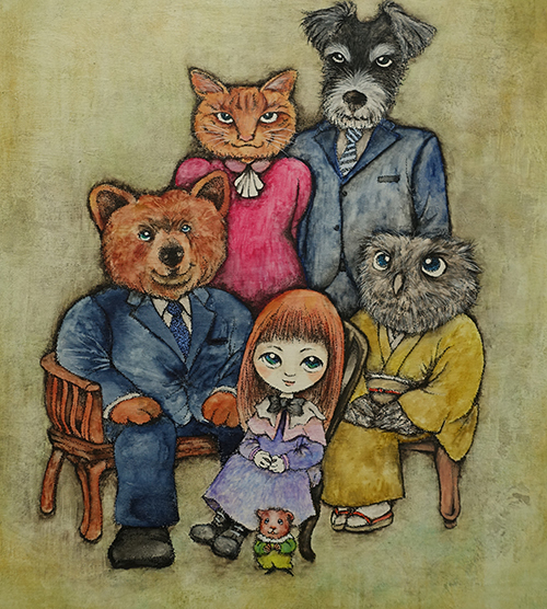 【都築繪里奈 作品展〜・・・点点点】大人になると見えなくなる世界を見に見ませんか?_a0017350_06070134.jpg