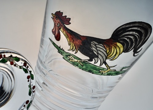 STUART ENGLAND ENAMEL ROOSTER GLASS SHAKER_c0108595_17323955.jpeg
