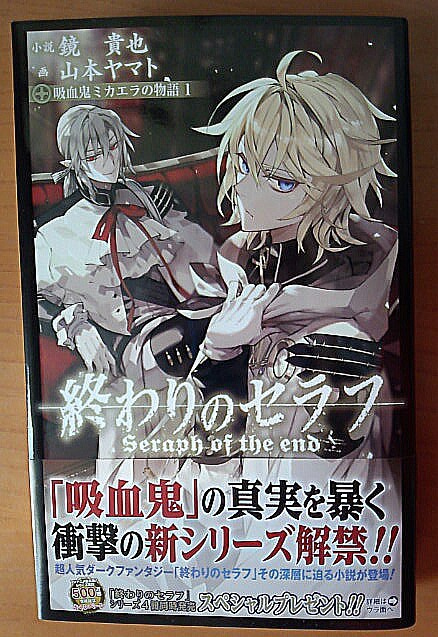 終わりのセラフ 小説シリーズ 一瀬グレン 16歳の破滅 吸血鬼ミカエラの物語 ゲームに漫画 時々看護師