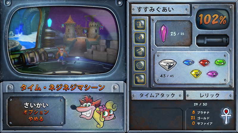 Ps4 クラッシュバンディクー3 達成率102 で真エンディングを見る ゲームに漫画 時々看護師 Ps4 クラッシュバンディクー3 達成率102 で真エンディングを見る ゲームに漫画 時々看護師