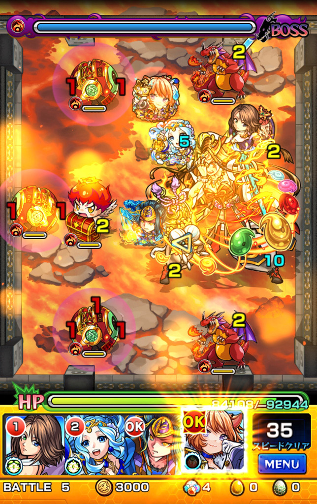 モンスト 初心者が覇者の塔30階後半をソロプレイで頑張る 36階 37階編 ゲームに漫画 時々看護師