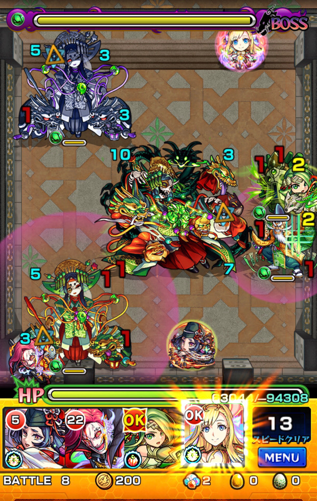 モンスト 初心者が覇者の塔30階後半をソロプレイで頑張る 36階 37階編 ゲームに漫画 時々看護師