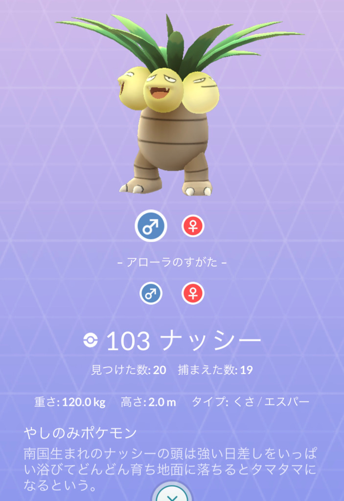 ポケモンgo アローラの姿のナッシー登場 ナッシーの顔を見るための遊び ゲームに漫画 時々看護師 ポケモンgo アローラの姿のナッシー登場 ナッシーの顔を見るための遊び ゲームに漫画 時々看護師