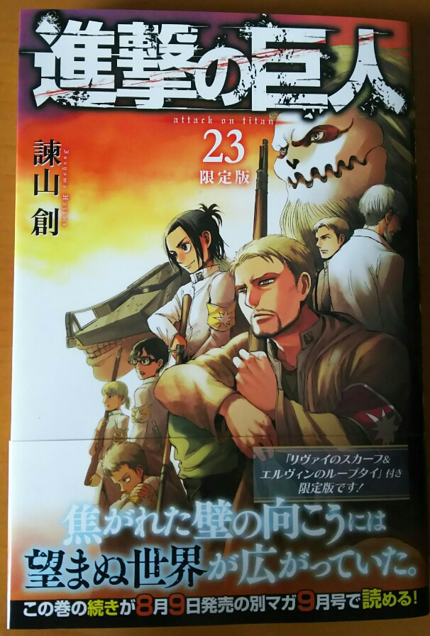 ストーリー急展開 進撃の巨人25巻限定版を購入 ネタバレなし感想 ゲームに漫画 時々看護師