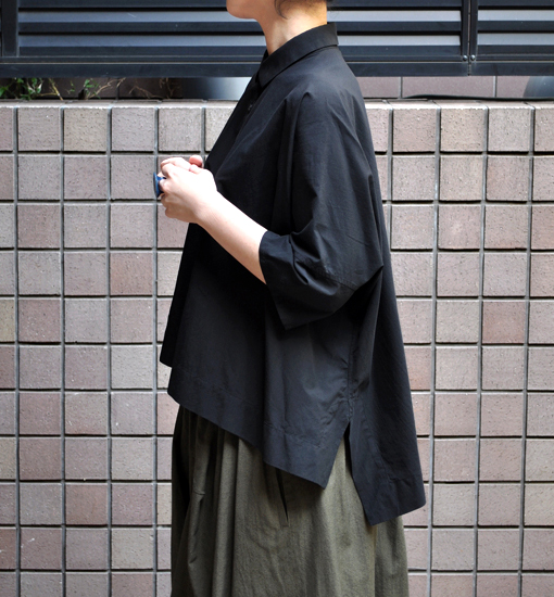 ペルー綿のカジュアルワイド半袖シャツ / FACTORY_d0193211_16595313.jpg