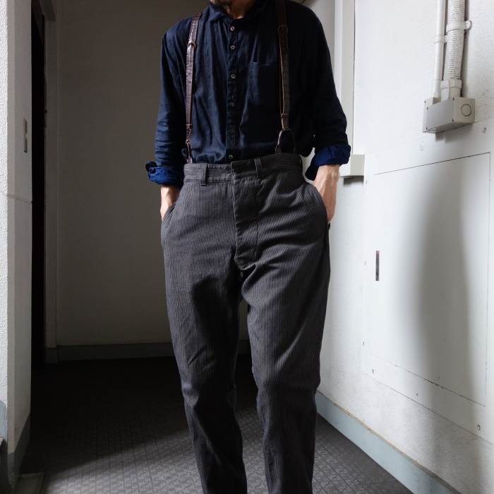 8月の製作 / classic frenchwork stripe jodhpurs_e0130546_16592860.jpg